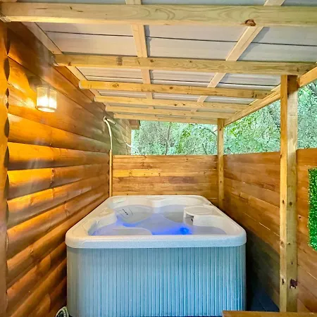 New Tiny Cabin Hot Tub Firepit Fenced Yard Sevierville Exterior photo